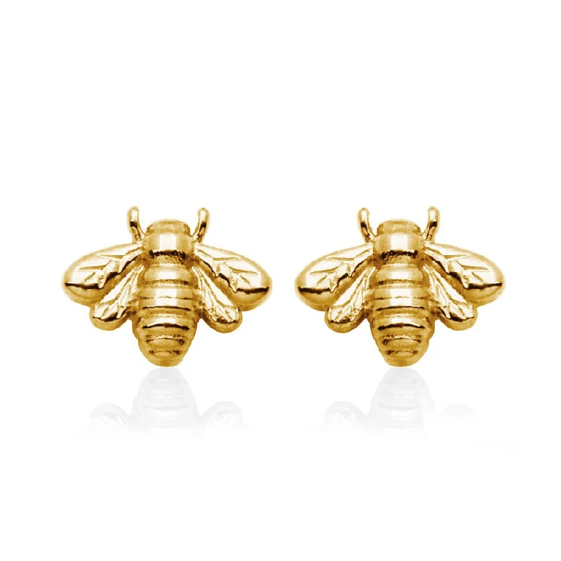 Steelx Steelx Stainless Steel Bee Stud Earrings