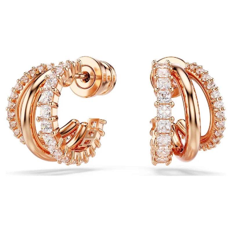 Swarovski Hyperbola Mini Hoop Earrings