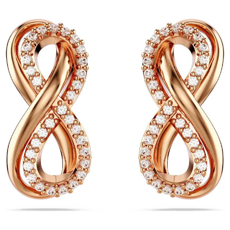 Swarovski Hyperbola Stud Infinity Earrings