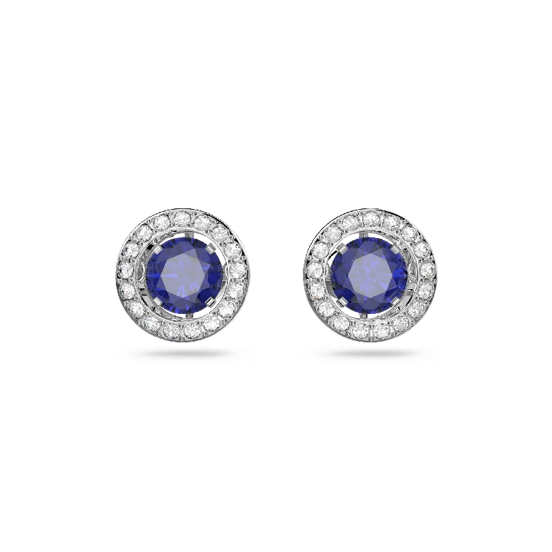 Swarovski Sparkling Blue Stud Earrings