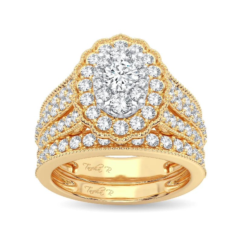 14K 2.00CT Diamond Bridal Ring