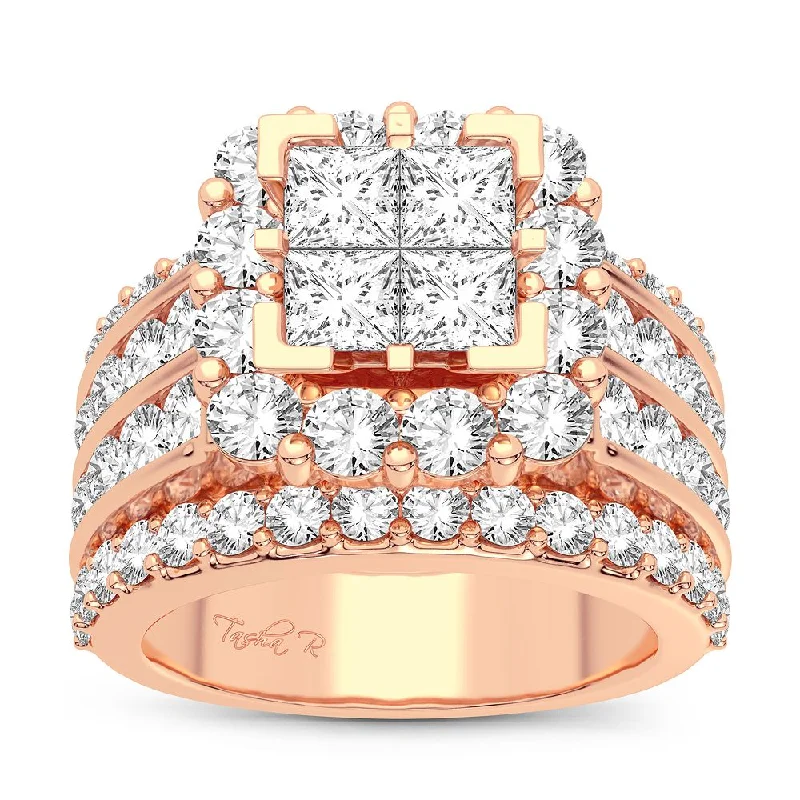 14K 4.00CT Diamond Bridal Ring