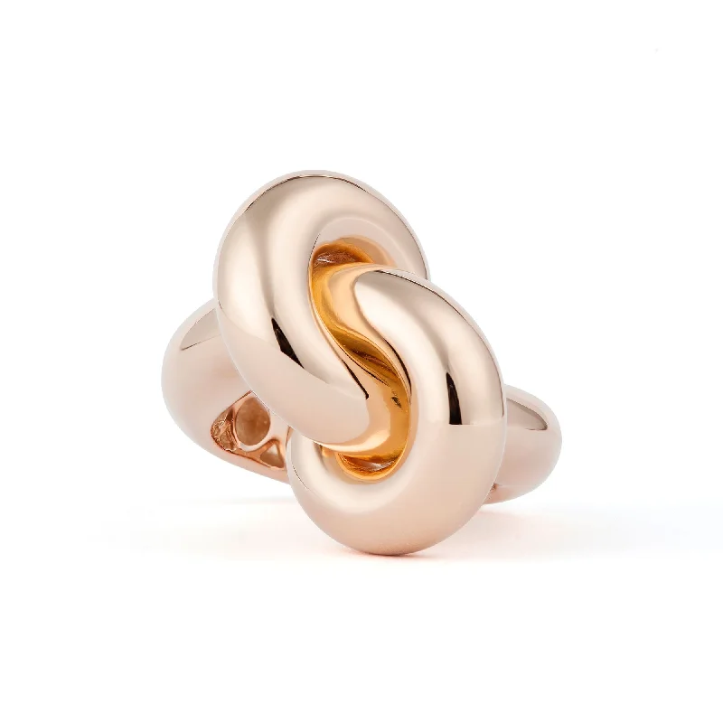 Legacy Knot Big (Fat) 18K Rosegold Ring