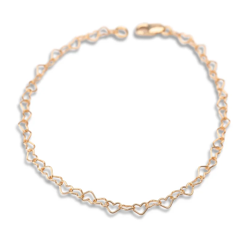 Gold Hearts Bracelet