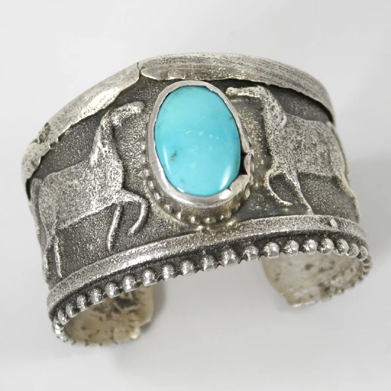 Lone Mountain Turquoise Cuff