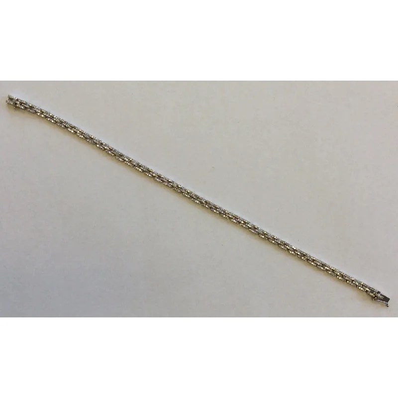 Platinum Diamond Link Bracelet